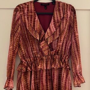 Long sleeve, short length dress